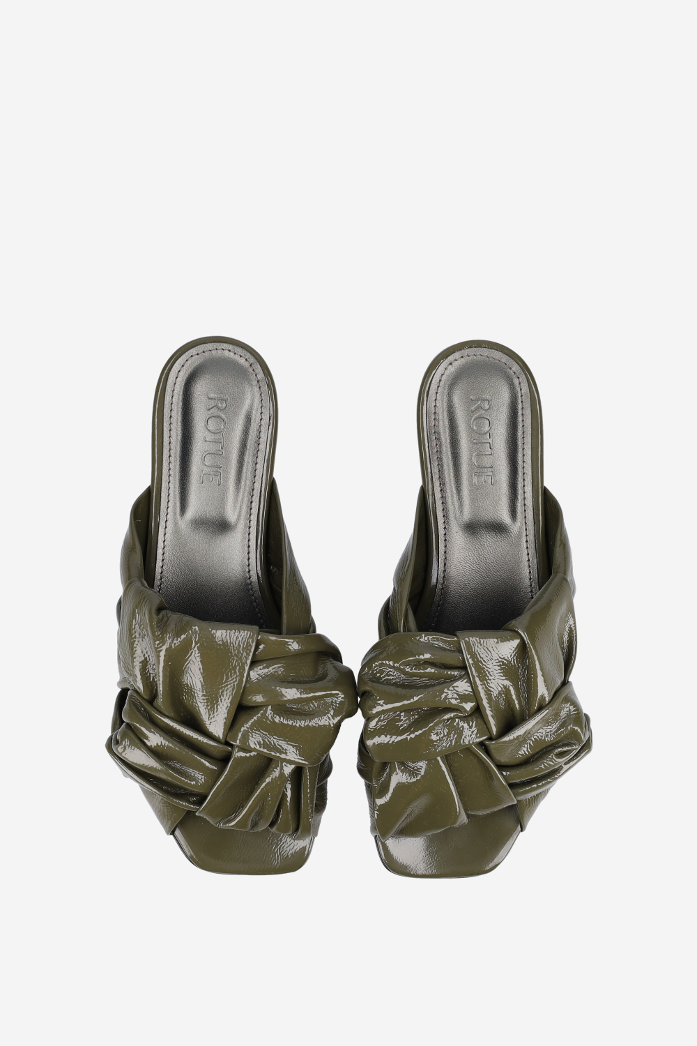 Texas Sun patent leather sandals