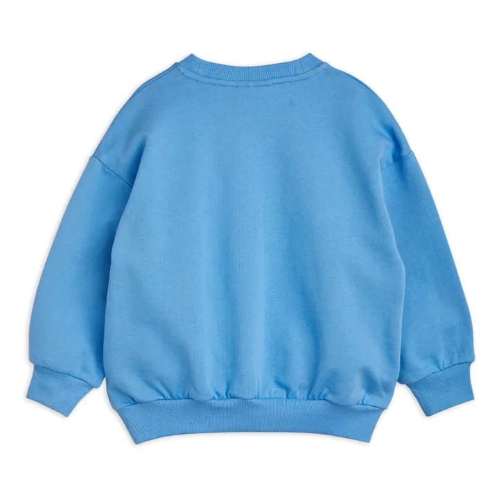 Mini Rodini Sweat Coton Bio Brodé Chien | Bleu ciel