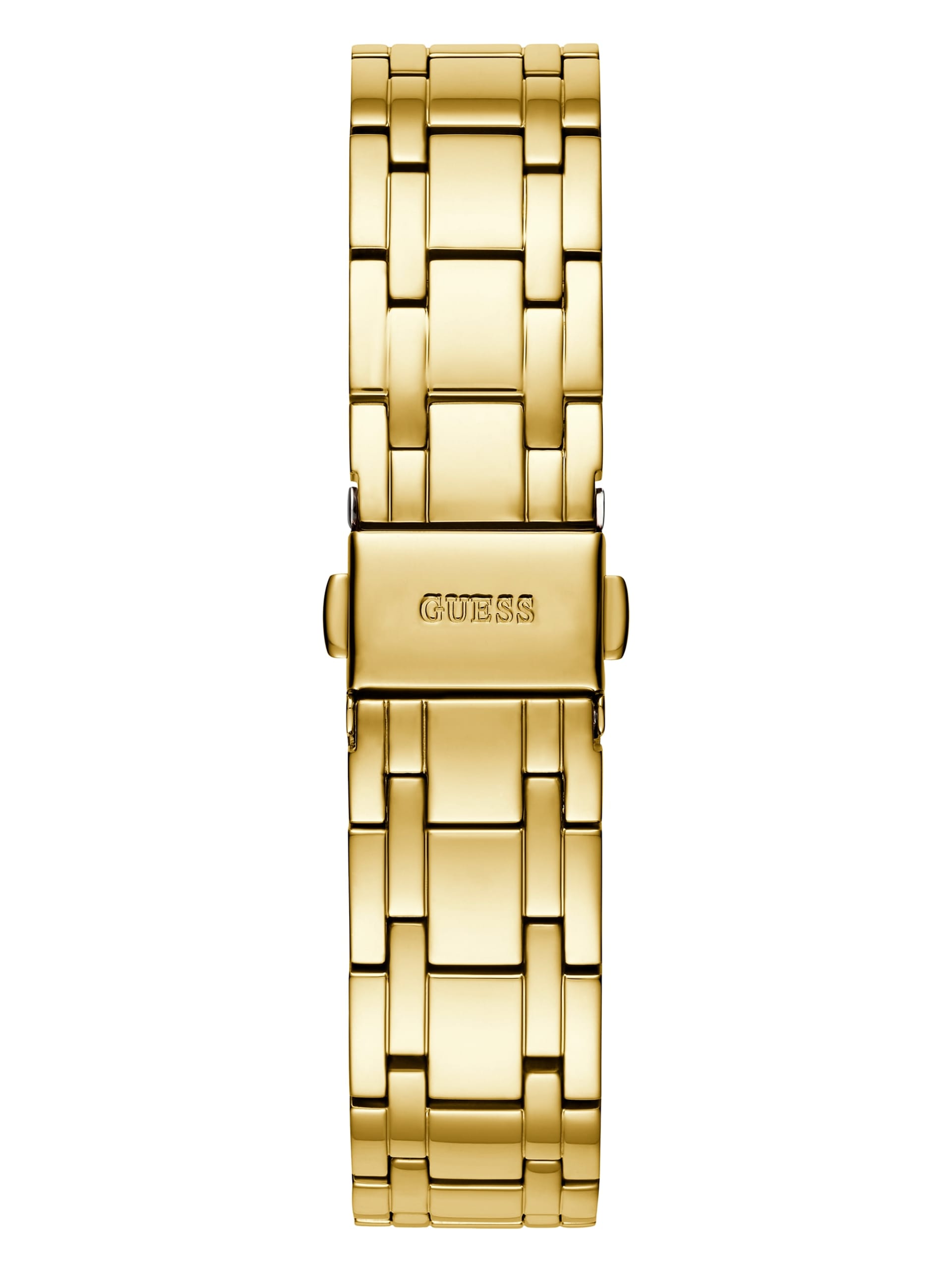 Relógio analógico dourado e verde