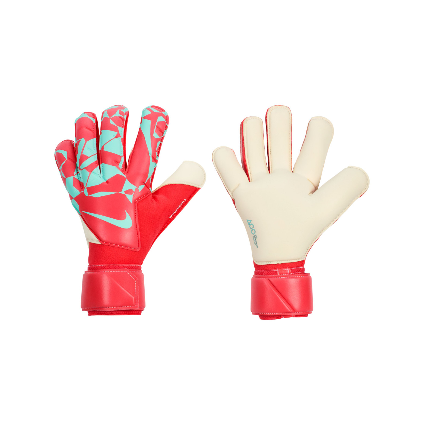 Nike Vapor Grip3 Keepershandschoenen Felrood Wit Turquoise