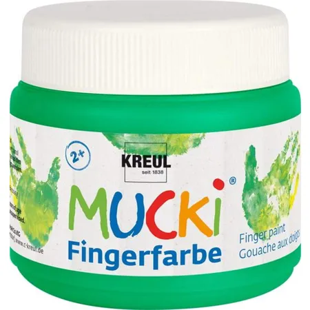 MUCKI Fingerfarbe, grün, 150 ml
