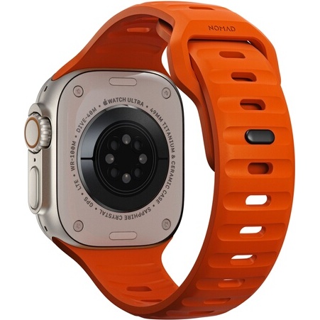 Accessoires bracelet et montre connectée Nomad Apple Watch Sport Band 44/45/46/49mm Orange