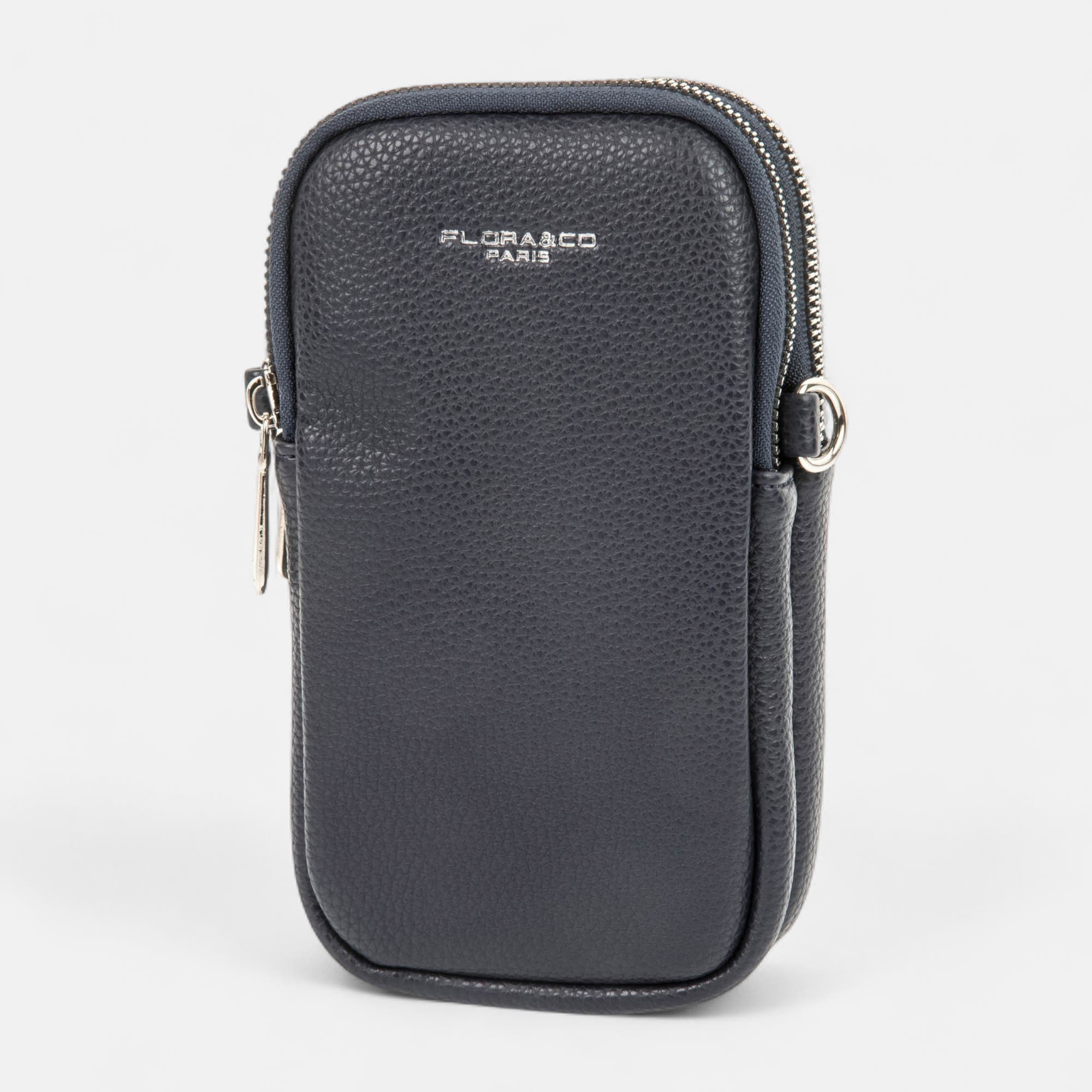 Pochette pour téléphone bleu