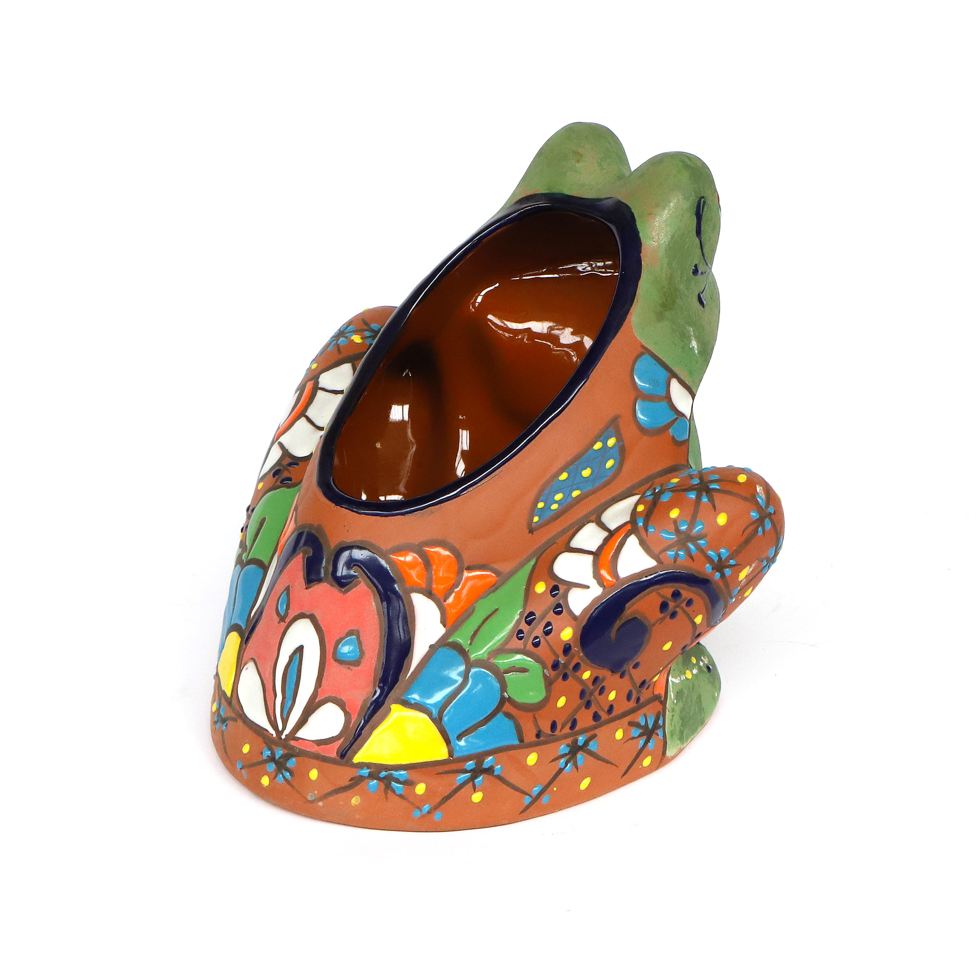 Pflanzgefäß 'Frosch', Terrakotta, multicolor, L 25 cm, B 25 cm, H 25 cm günstig bestellen