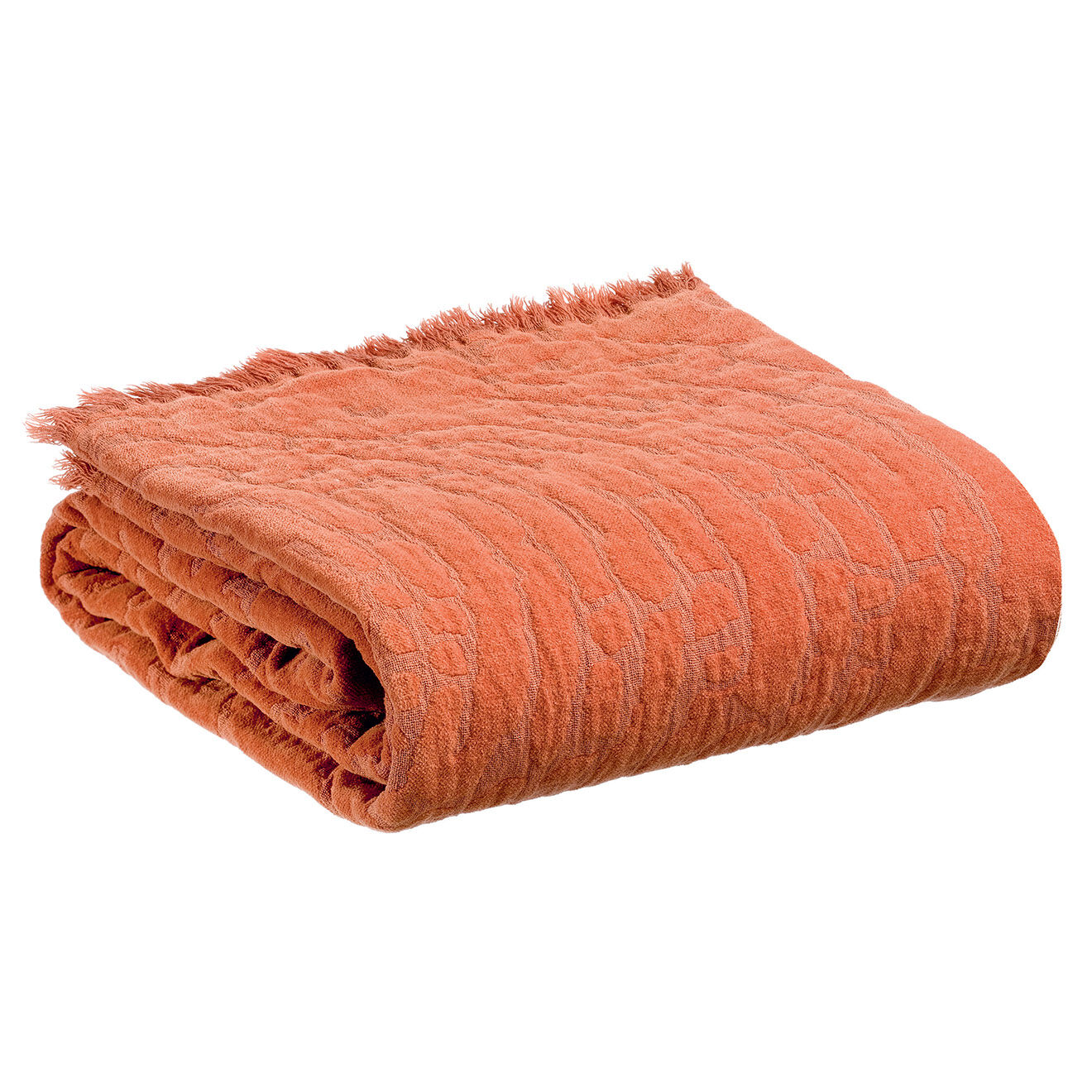 Vivaraise Plaid Ines paprika - 130x170 cm