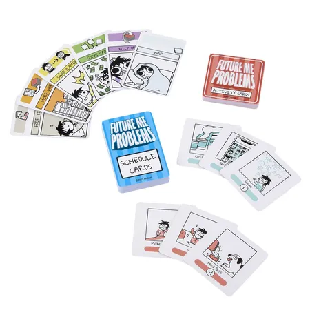 Mattel Games Future Me Problems Kartenspiel, Familienspiel