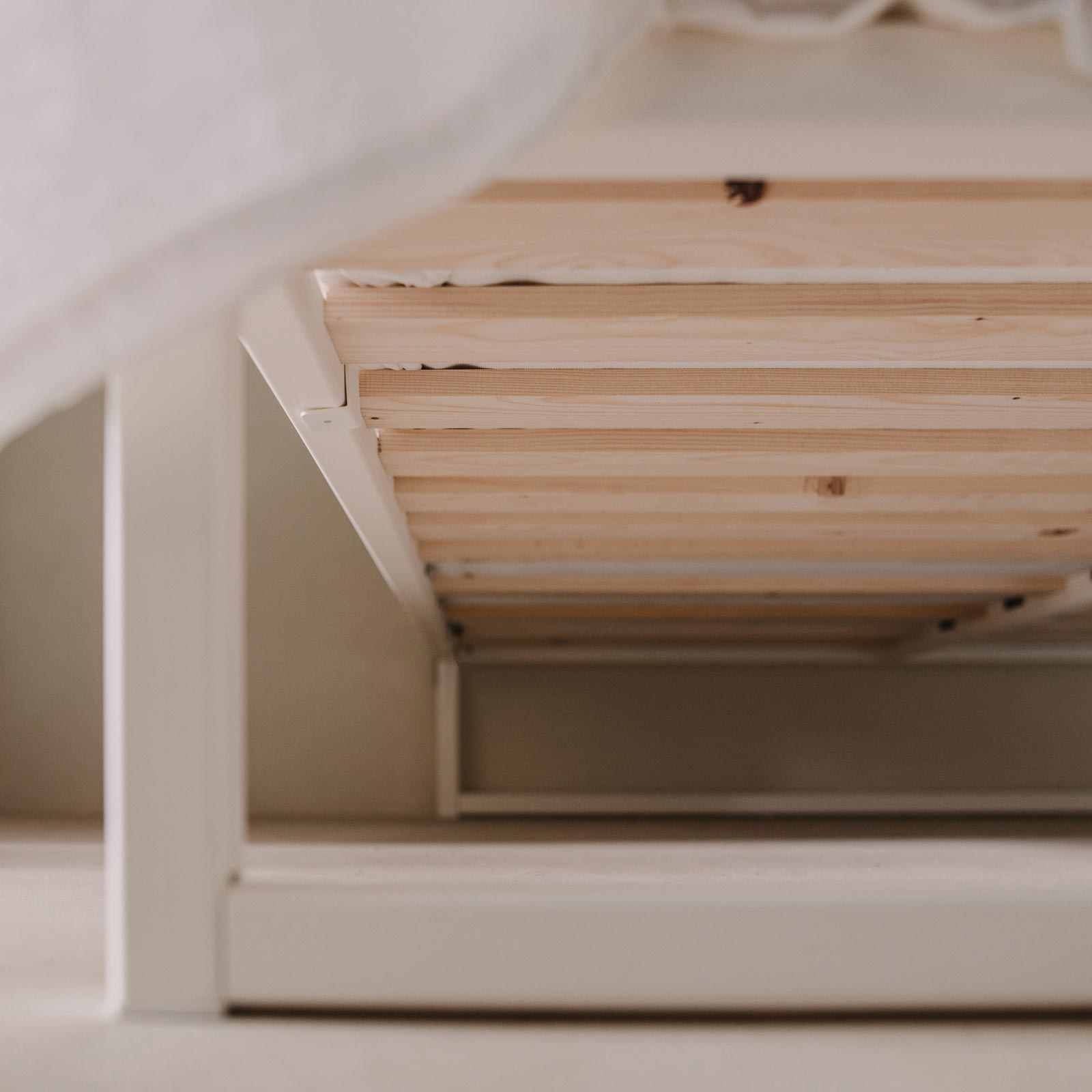 Stalen bedframe °01 | Wit 180 x 220 cm