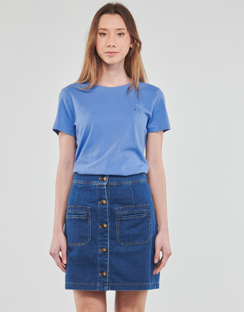 Tommy Hilfiger - NEW CREW NECK TEE - Bleu