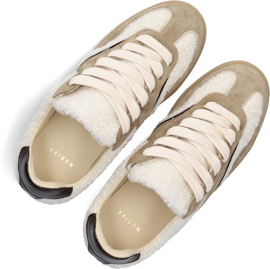 NUBIKK Lage Sneakers Dames Ray Owen Studs Maat: 37 Materiaal: Textiel Kleur: Beige