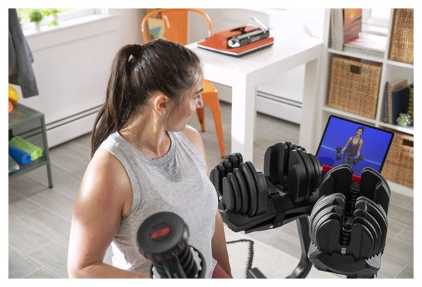 Bowflex - Haltère SelectTech 1090i réglable de 4 à 41 kg (la paire)