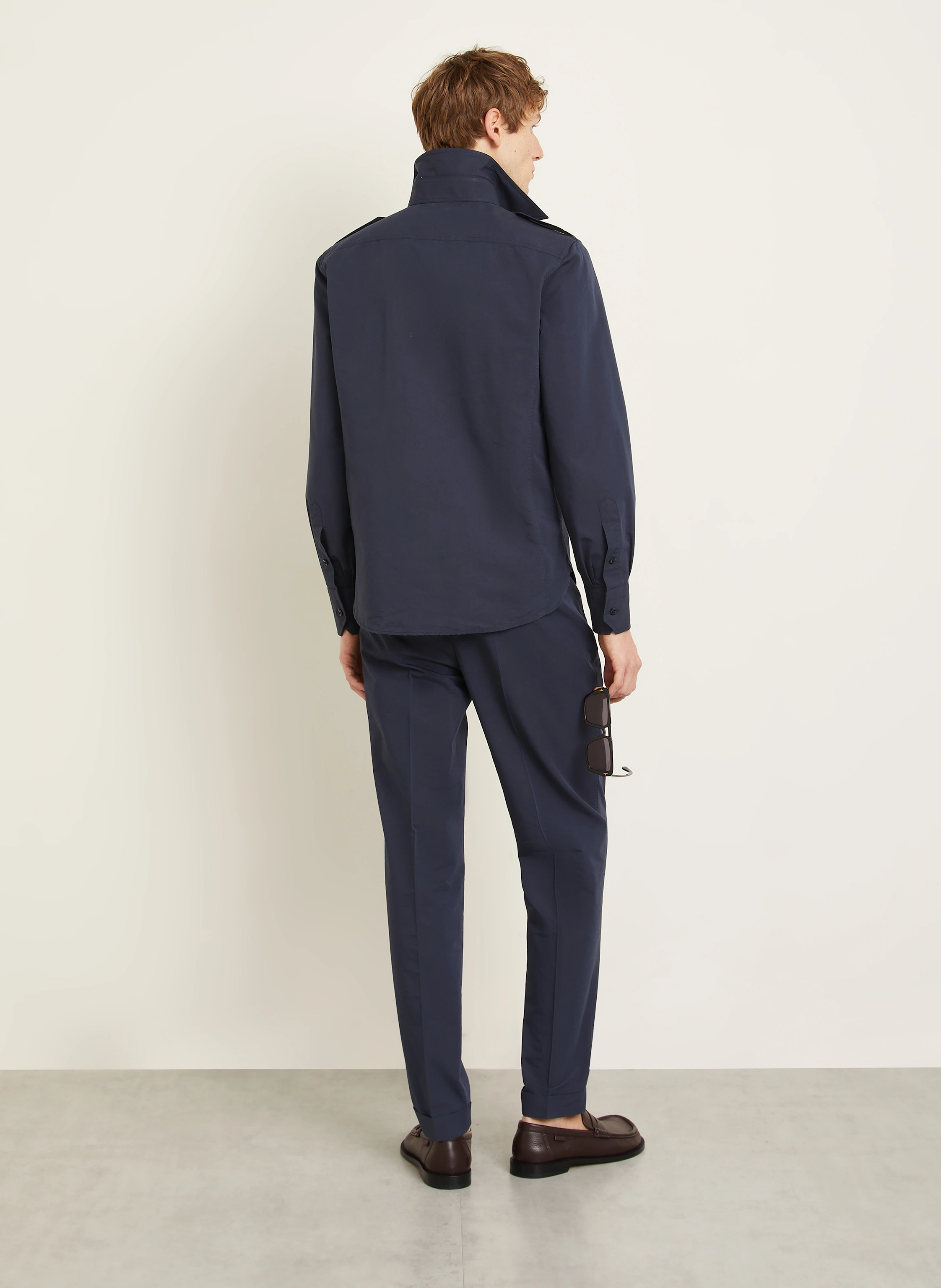TOM FORD Hemd Regular Fit mit Seide