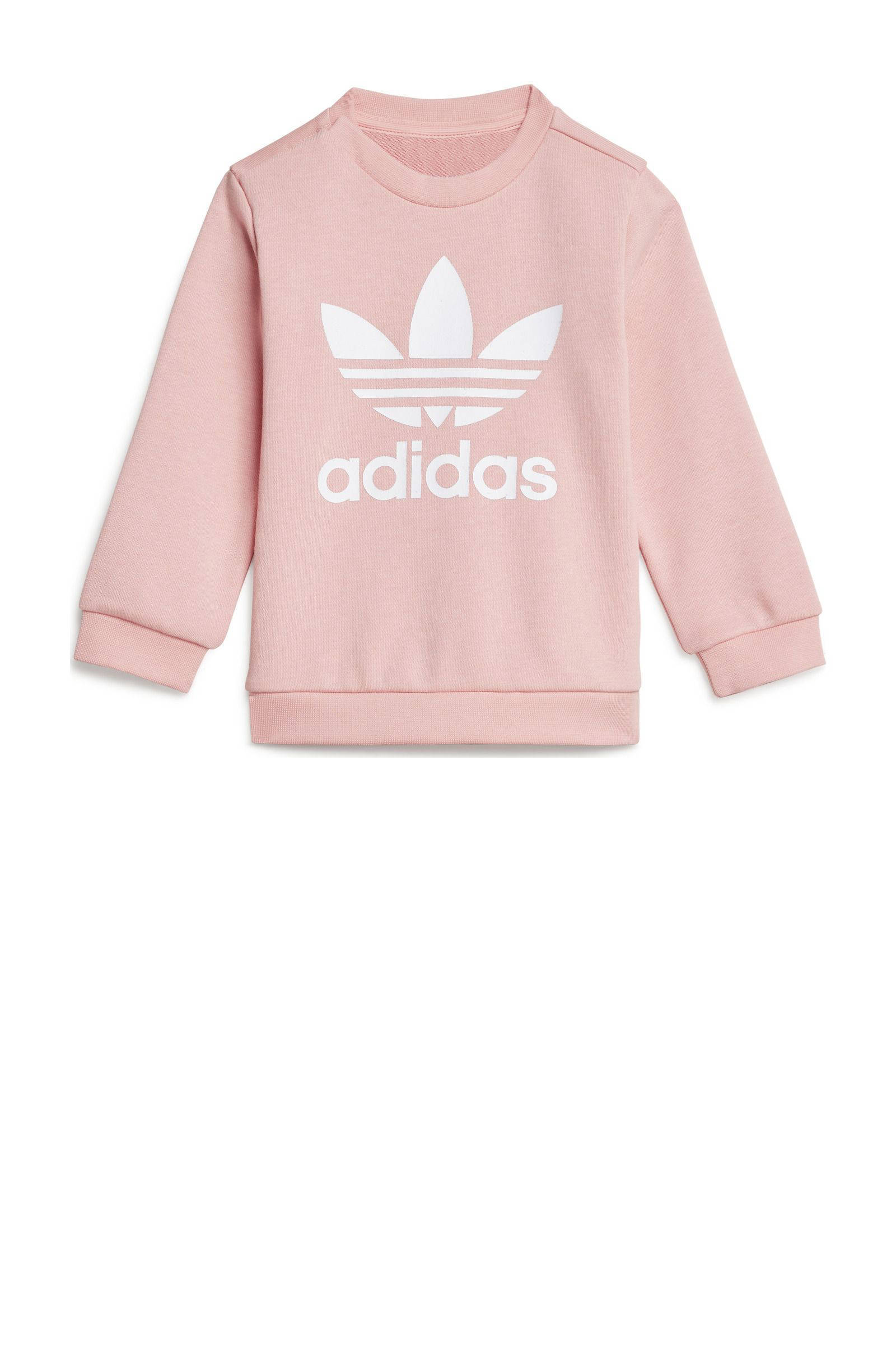adidas joggingpak roze/wit