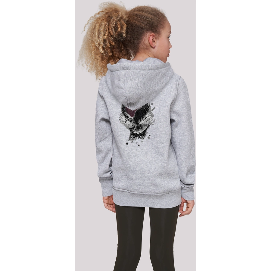 F4NT4STIC Hoodie Basketball Adler heather grey