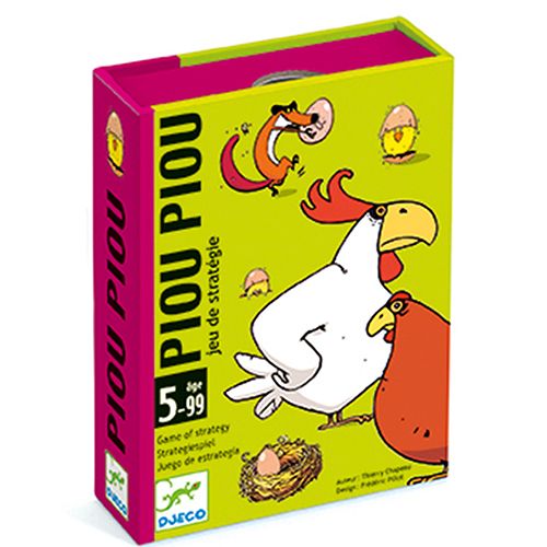 Djeco kaartspel piou piou - strategiespel DJ05119
