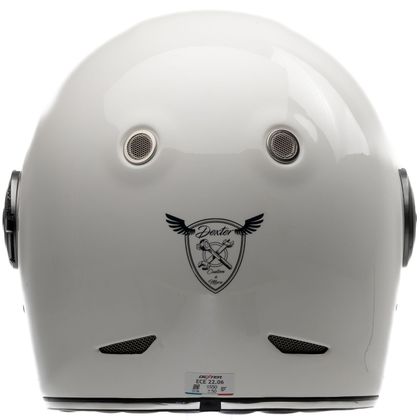 Casque Dexter TANNEN GLOSSY - Blanc