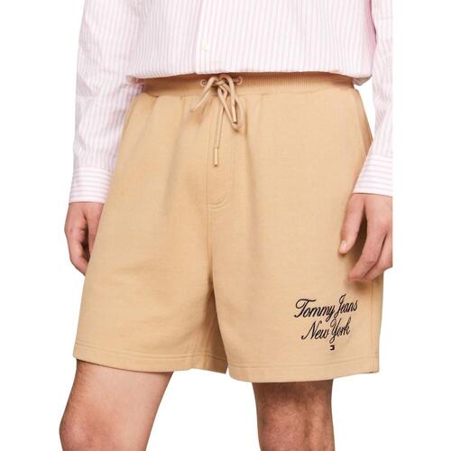 Tommy Jeans - TJM LUXE BEACH SHORT Beige