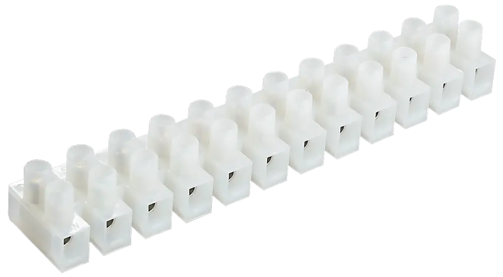 Klemrække 2 x 12 poler 2,5-4 mm²