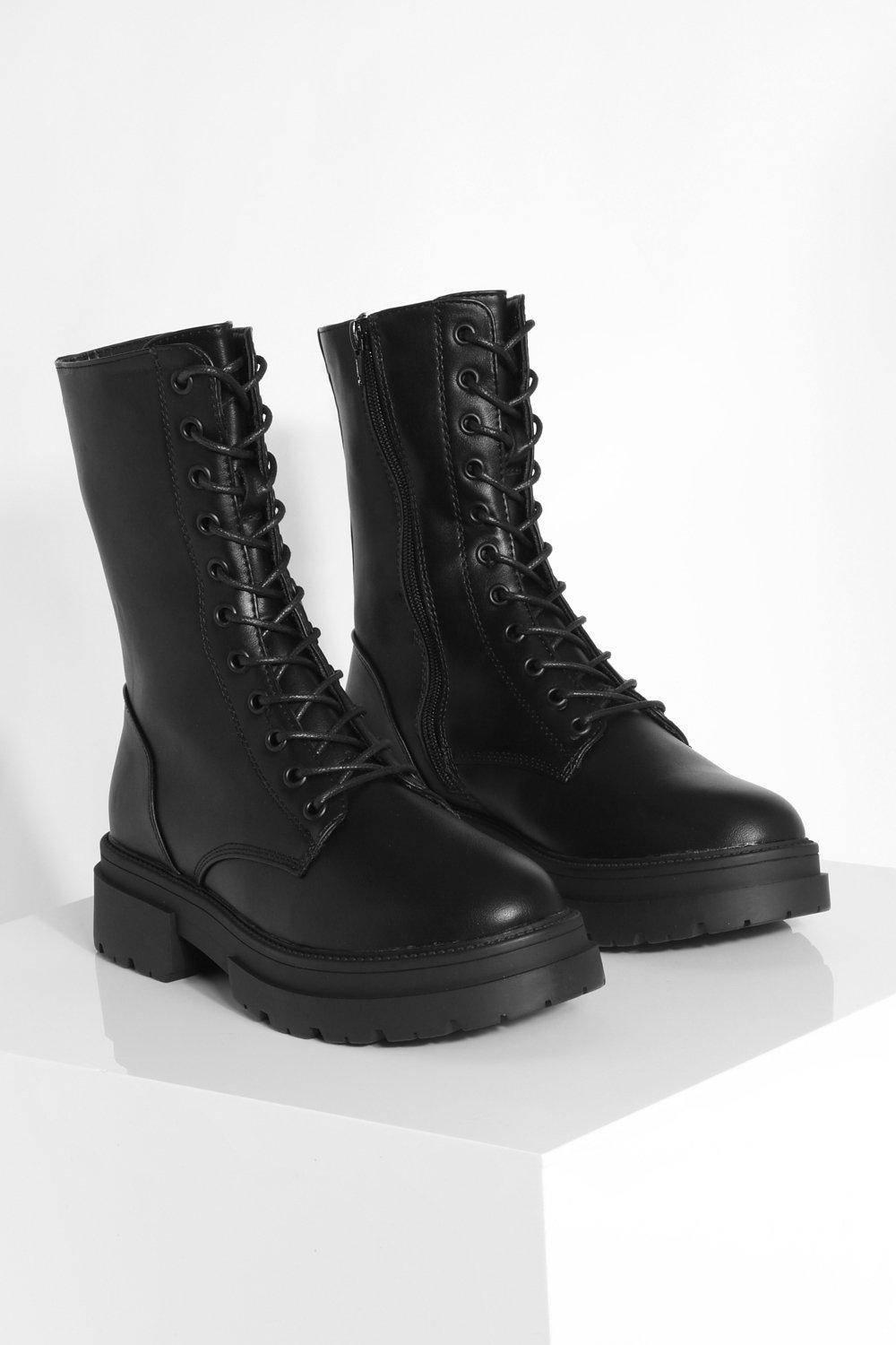 boohoo Bottes De Randonnée À Lacets