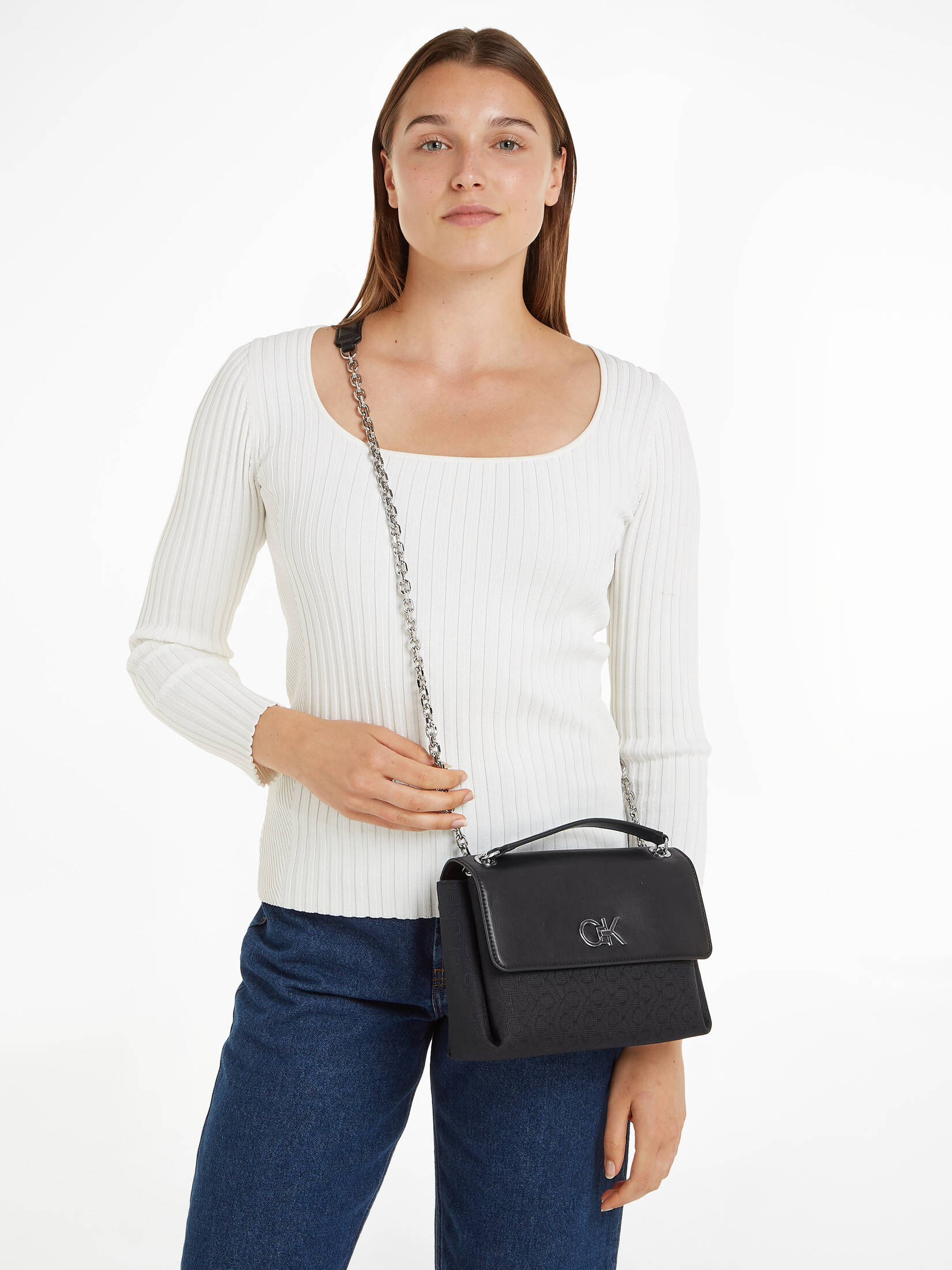 CALVIN KLEIN| Damen Umhängetasche RE-LOCK