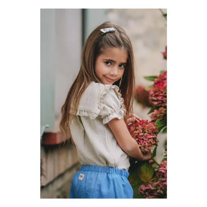 Loir Blouse Capucine Volants | Ecru
