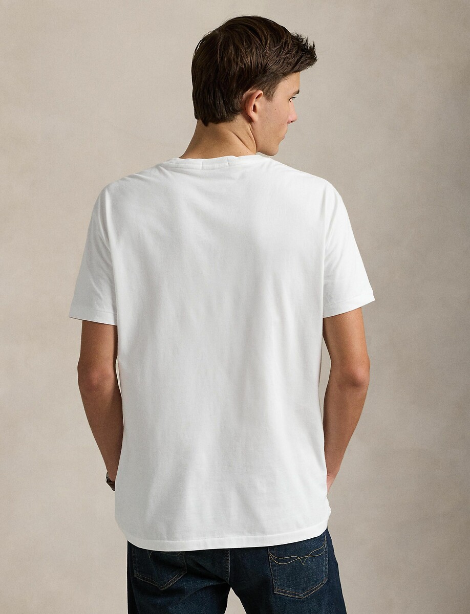 POLO RALPH LAUREN<br>Camiseta de manga curta com logo de urso