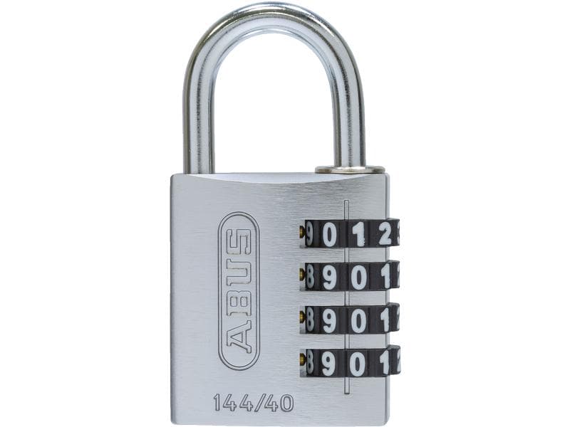 Abus Zahlenschloss 144/40 Silber Vorhängeschloss