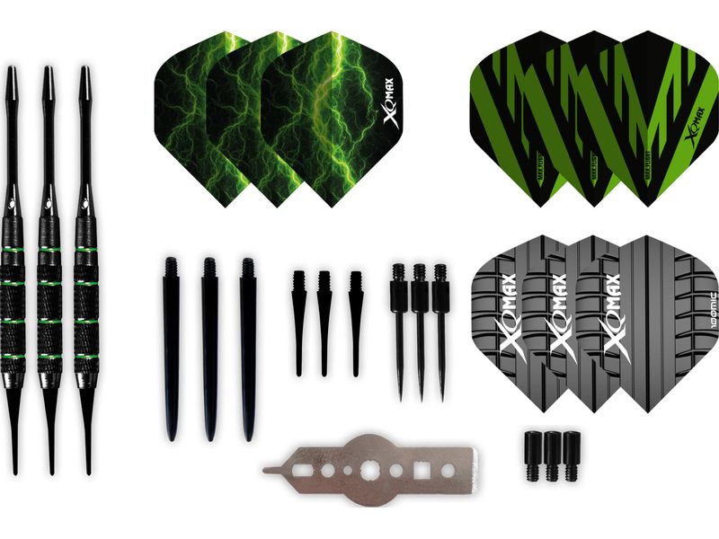 FTM Dartpfeile Set 26-teilig Umfangreiches Dart-Set