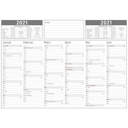 Alpha Edition Karton-Tafelkalender A4 2021