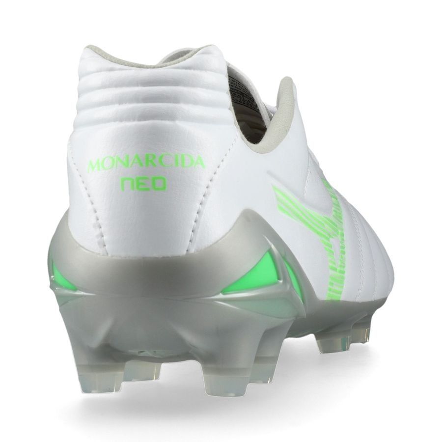 Mizuno Monarcida Neo lll Pro FG/AG Frontier - Blanc/Vert Néon