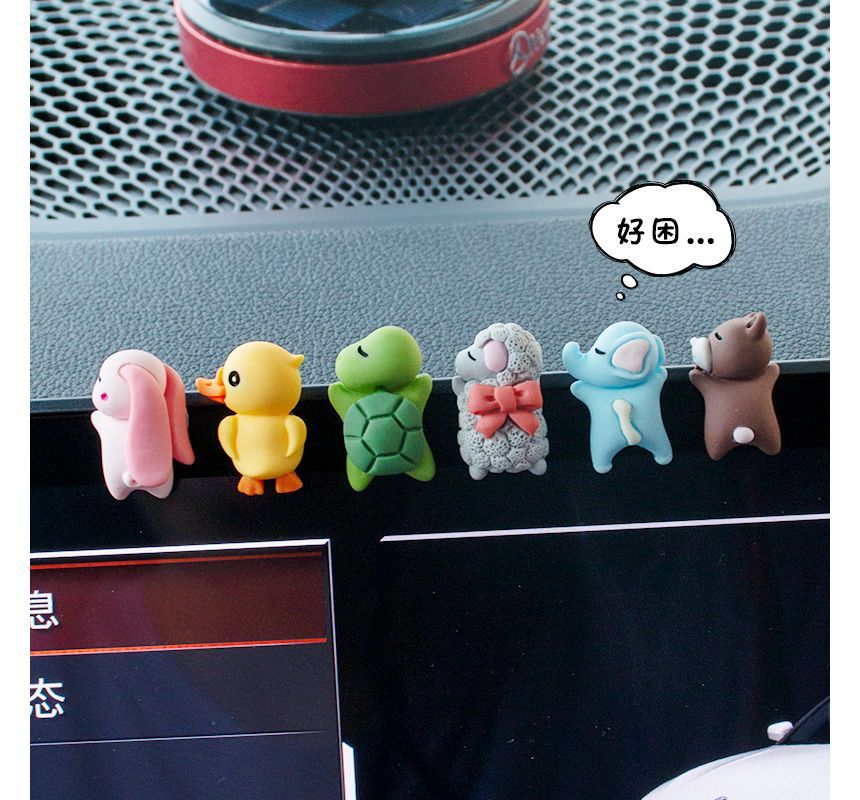 Worthbuy - Dierenhars Ornament voor in de Auto (Diverse Ontwerpen) / Set