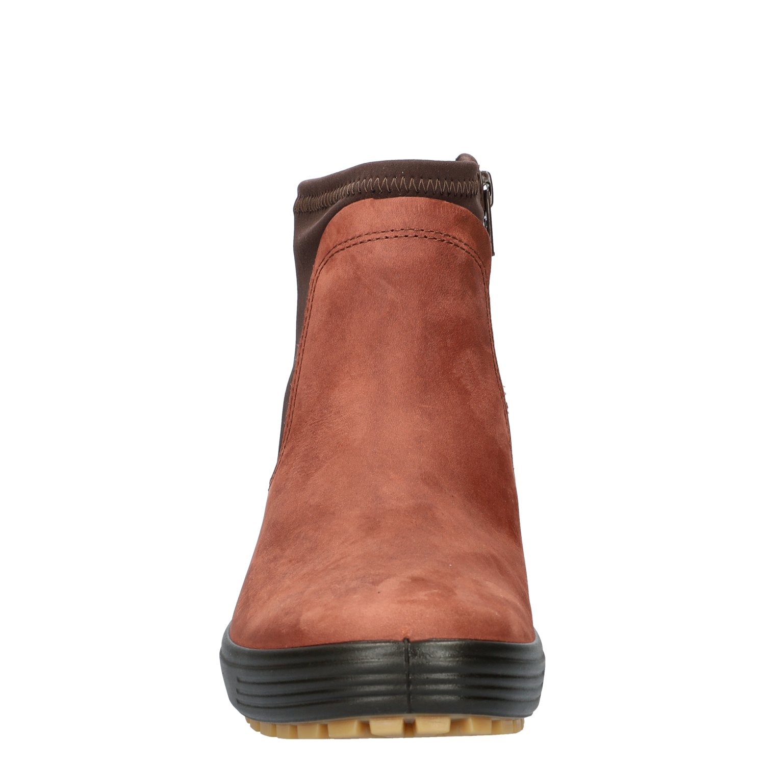 Soft 7 Tred dames enkellaars Ecco Bruin