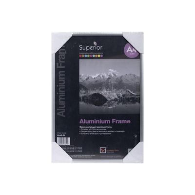 Cadre photo Exacompta - 21 x 29,7 cm (A4) - aluminium