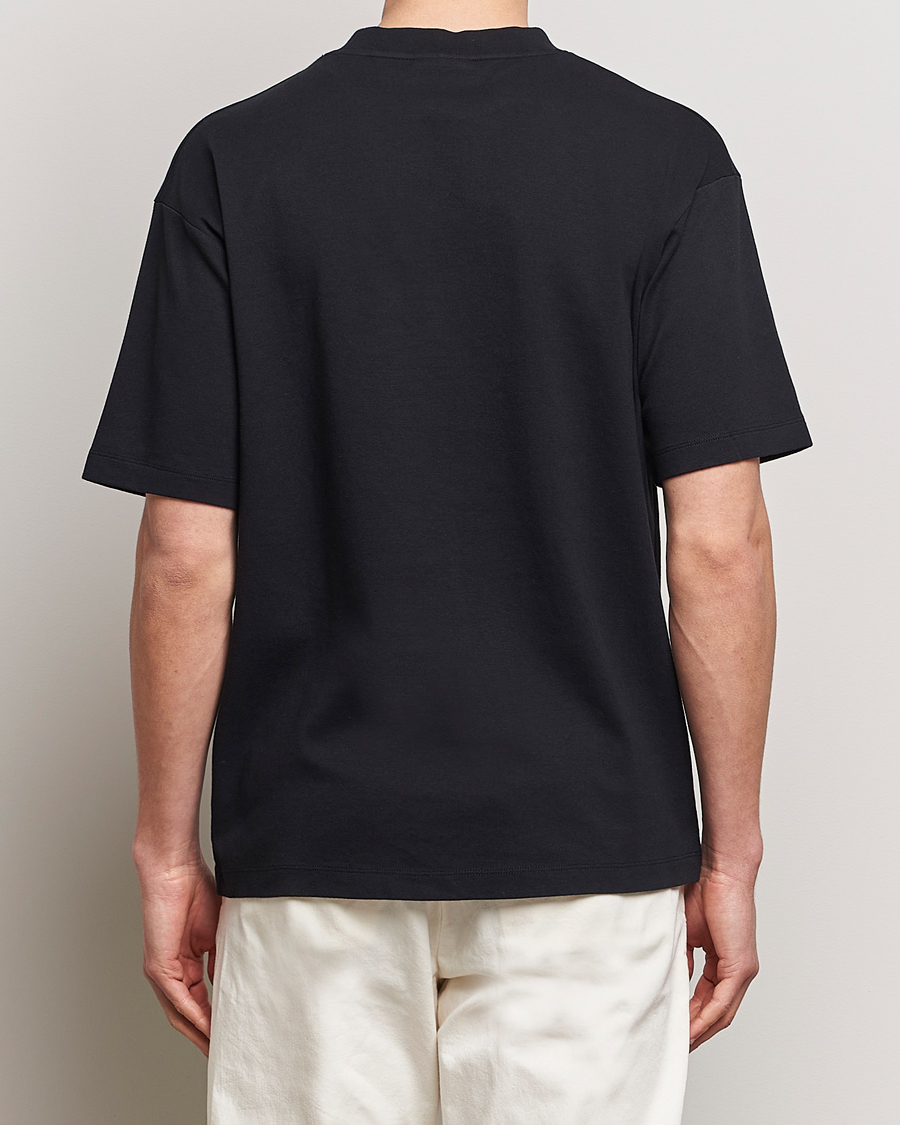 Drôle de Monsieur Classic Slogan T-Shirt Black