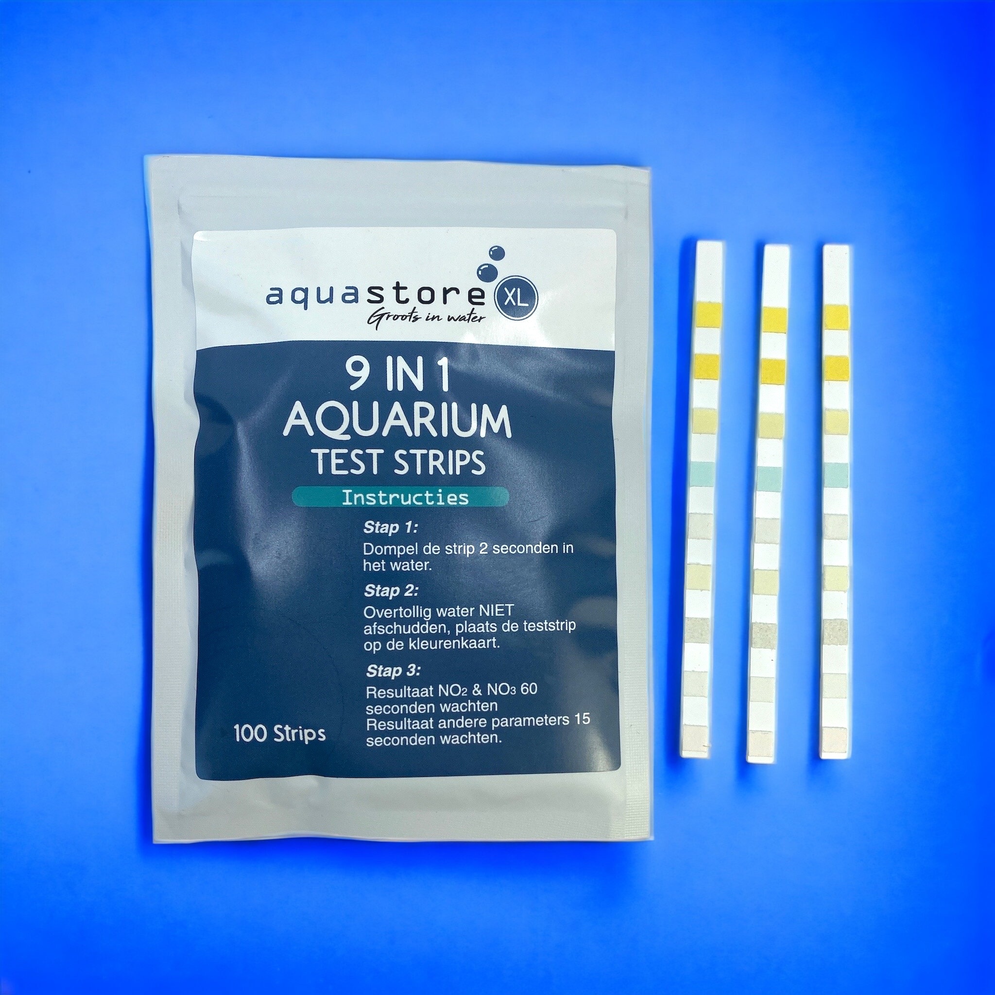 AquastoreXL Aquarium en Vijver 9-in-1 teststrips (100 stuks)