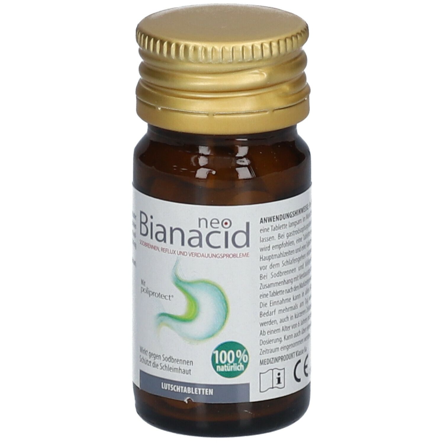 NeoBianacid Lutschtabletten gegen Sodbrennen, Reflux, Verdauungsprobleme Minzgeschmack