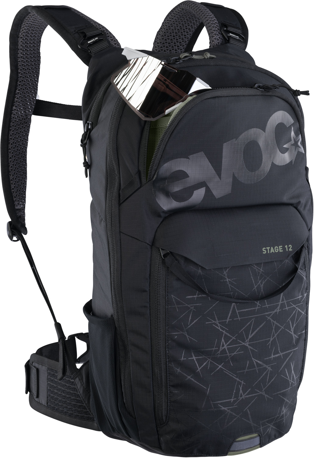 EVOC Stage 12 Rygsæk Sort