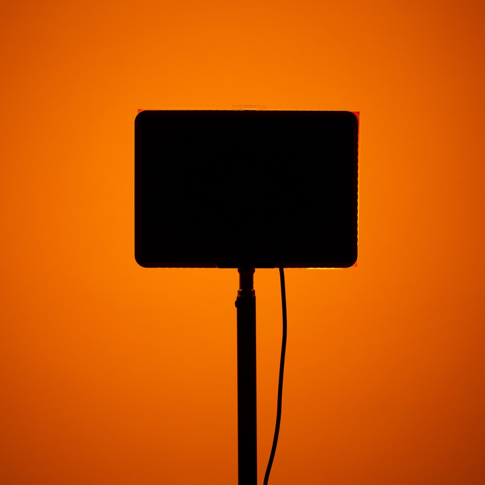 (185x130mm) Professionelles USB Video Selfie Licht LED Beleuchtung mit 9 Farbfilter   5 Stufen für YouTuber / Influencer
