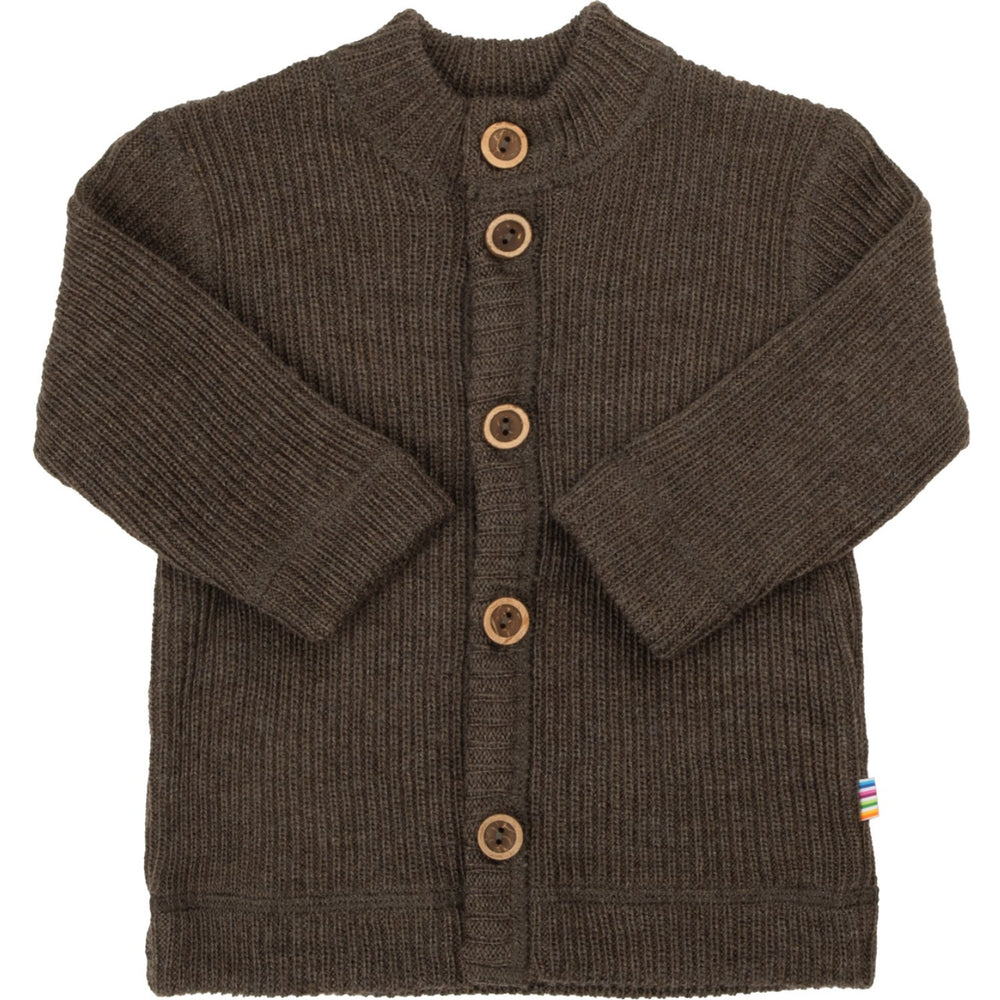Køb Joha Brown Melange Cardigan