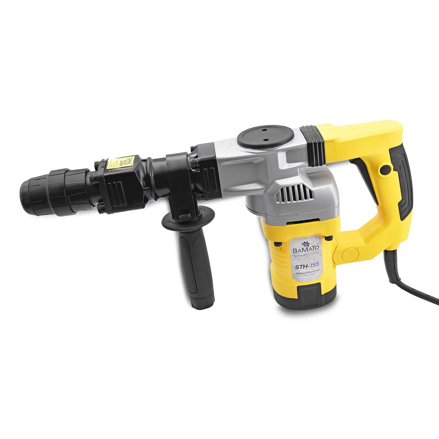 BAMATO Stemmhammer / Abbruchhammer STH-155 mit 7-tlg. Zubehörset