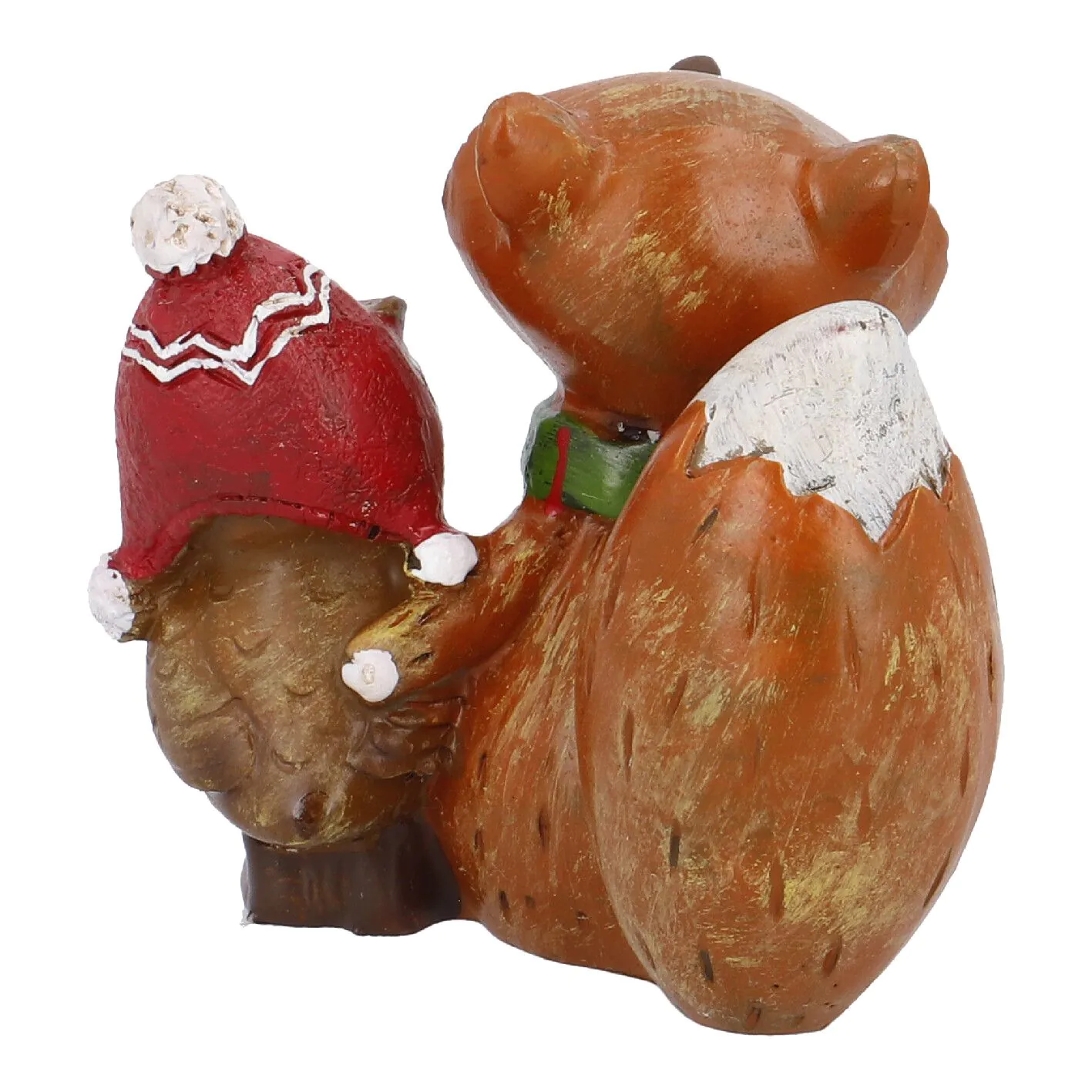 Fuchs mit Eule, Eule rechts, 6 cm