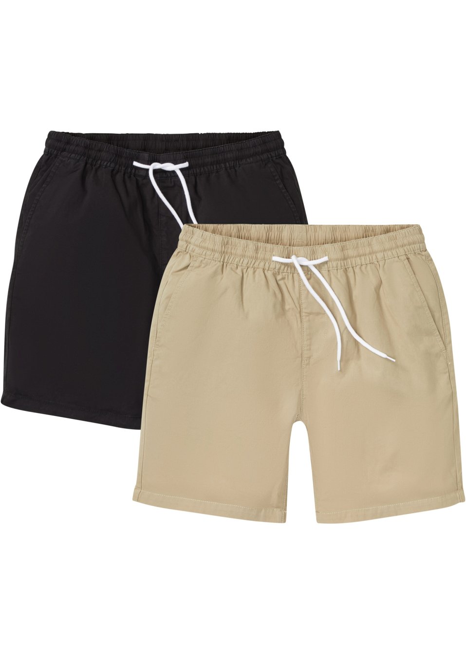 Lot de 2 shorts longs, Regular Fit