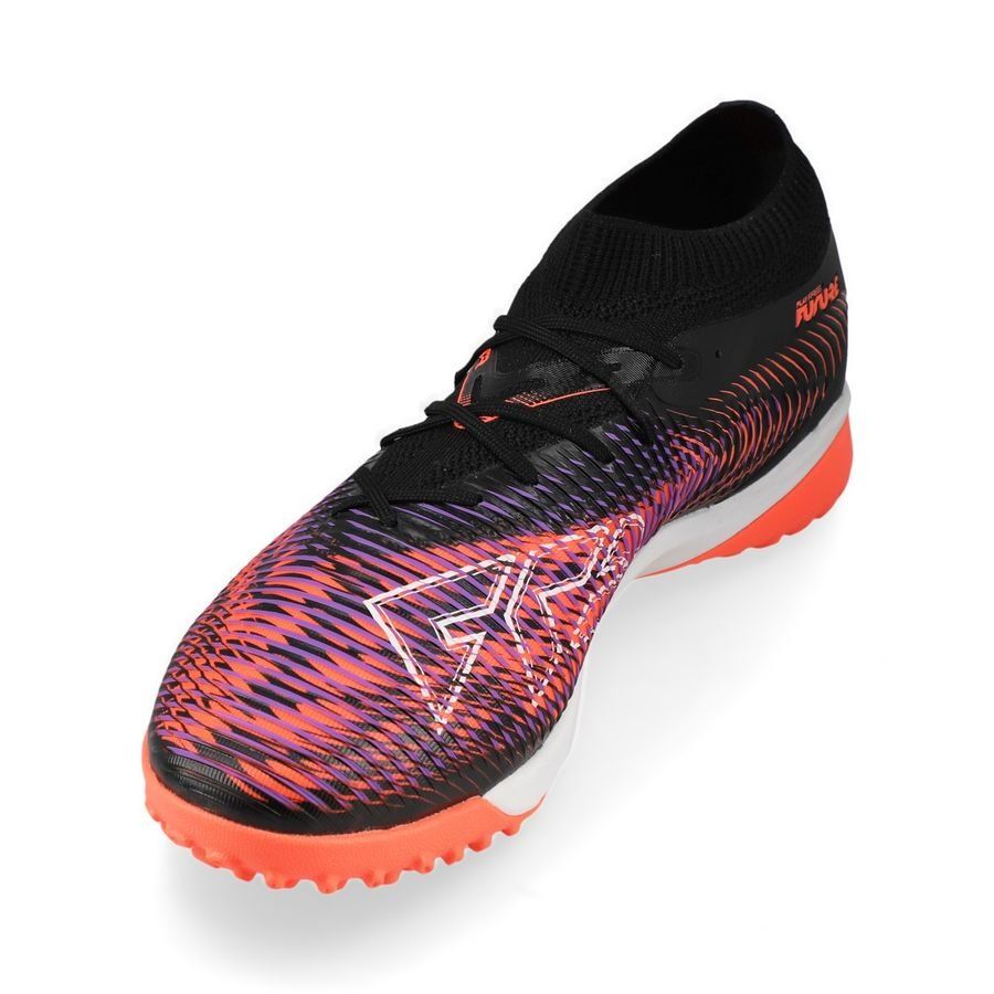 PUMA Future 8 Match TT Unlimited - Noir/Blanc/Glowing Red Femme
