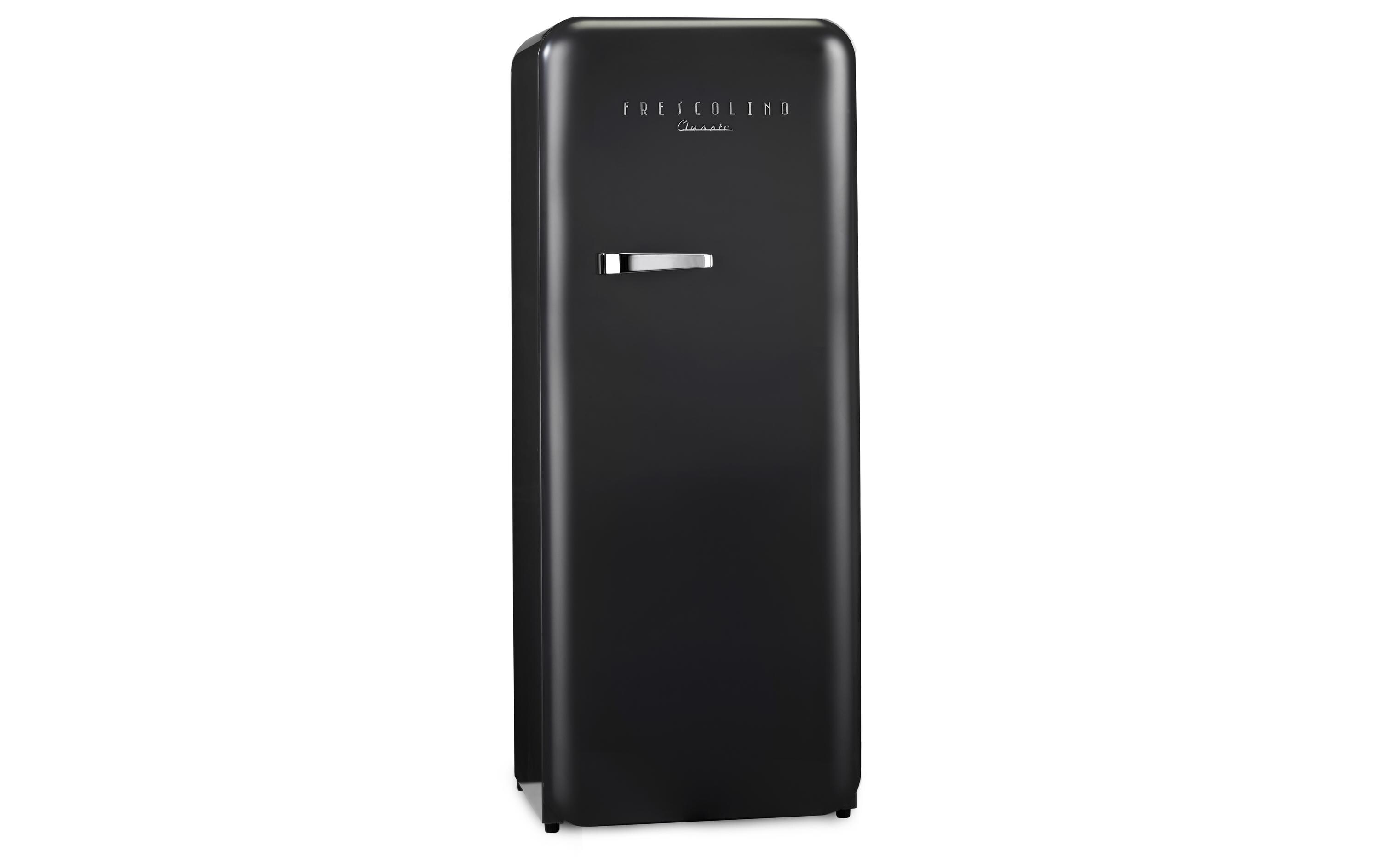 Kühlschrank Frescolino Classic Schwarz, Rechts<br>Freistehender Kühlschrank