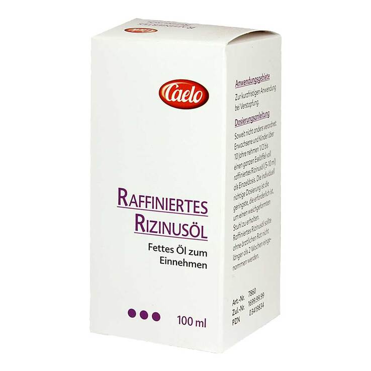 Raffiniertes Rizinusöl Caelo, 100 ml
