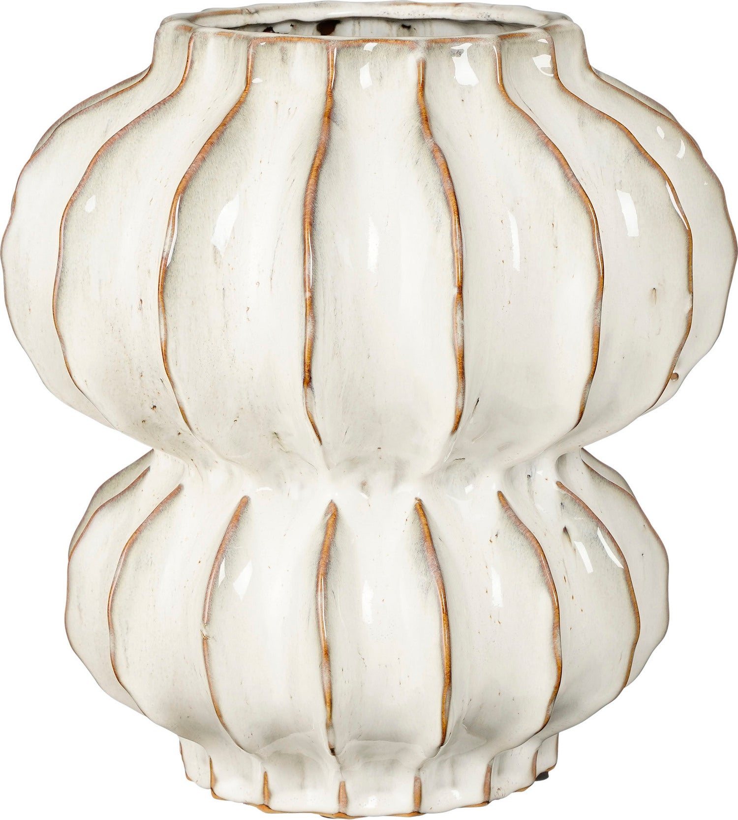 Mica Decorations vaas Altea wit D 33 H 35 cm