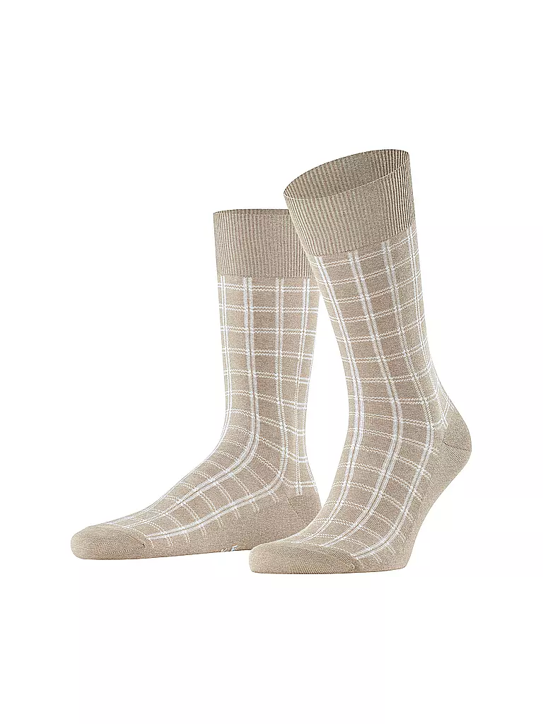 FALKE Herren Socken MODERN TAILOR, pebble mel. beige