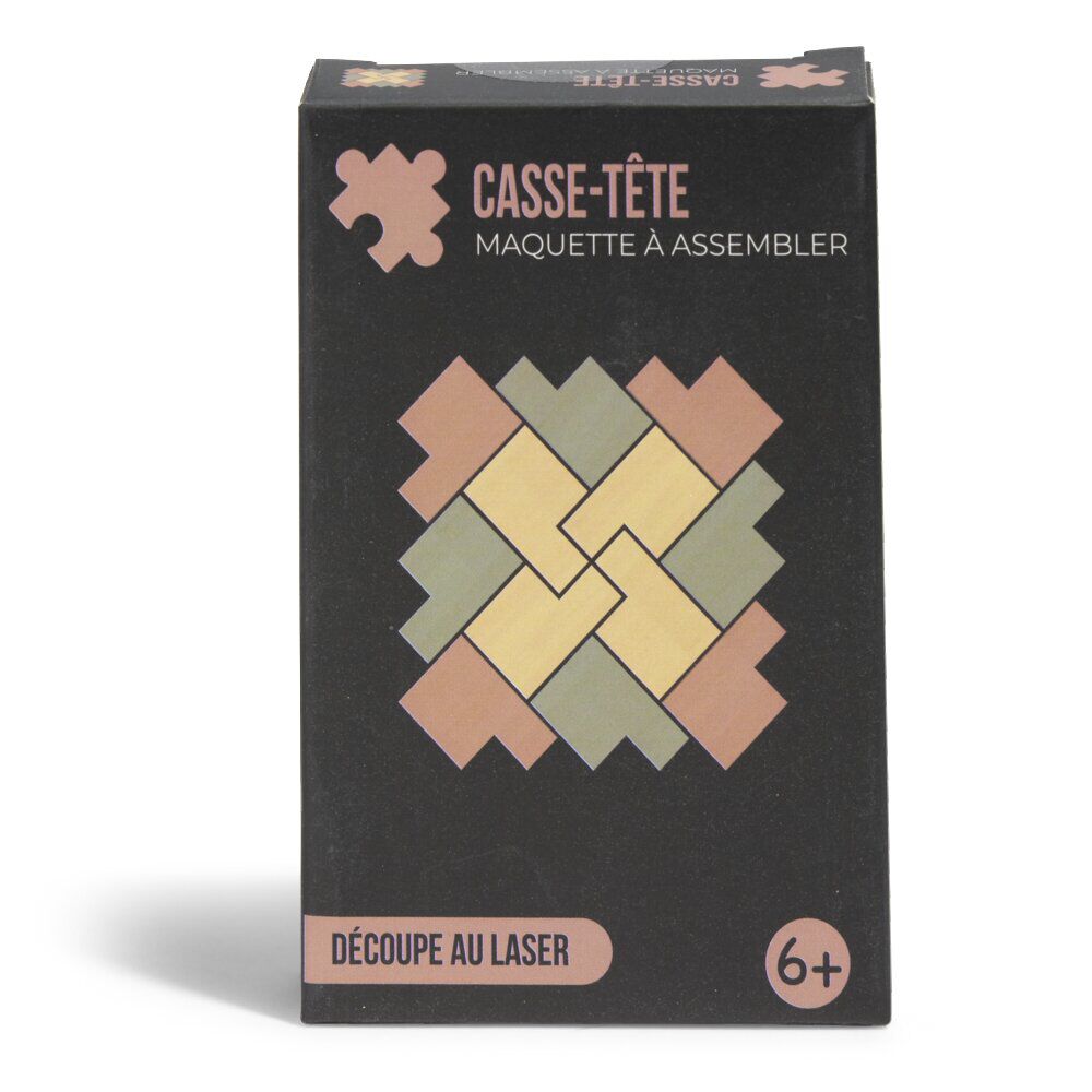 Casse-tête en bois - 8 modèles