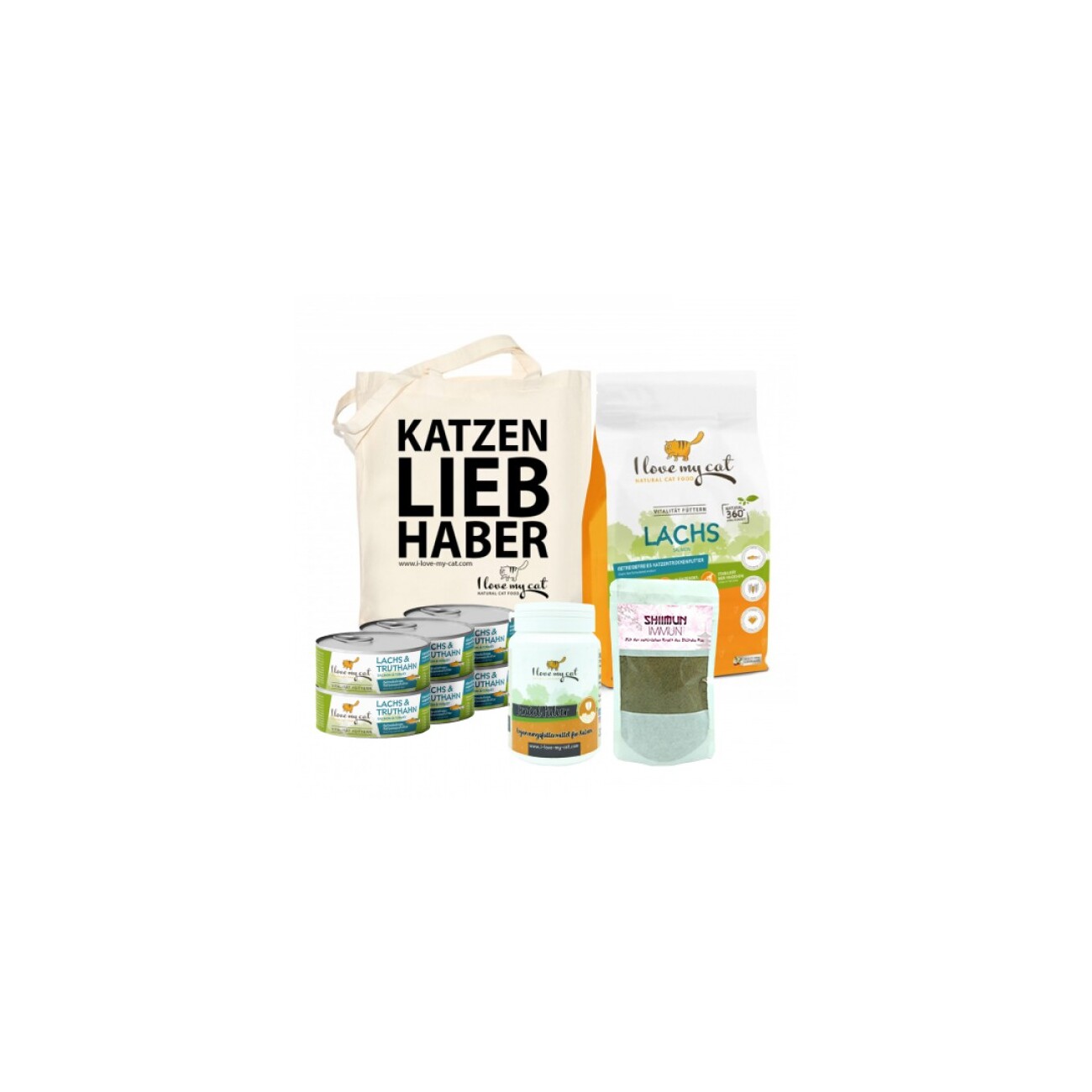 I love my cat 360° Vitalkonzepts - Rundum-sorglos-Paket mit ausgewählten Produkten