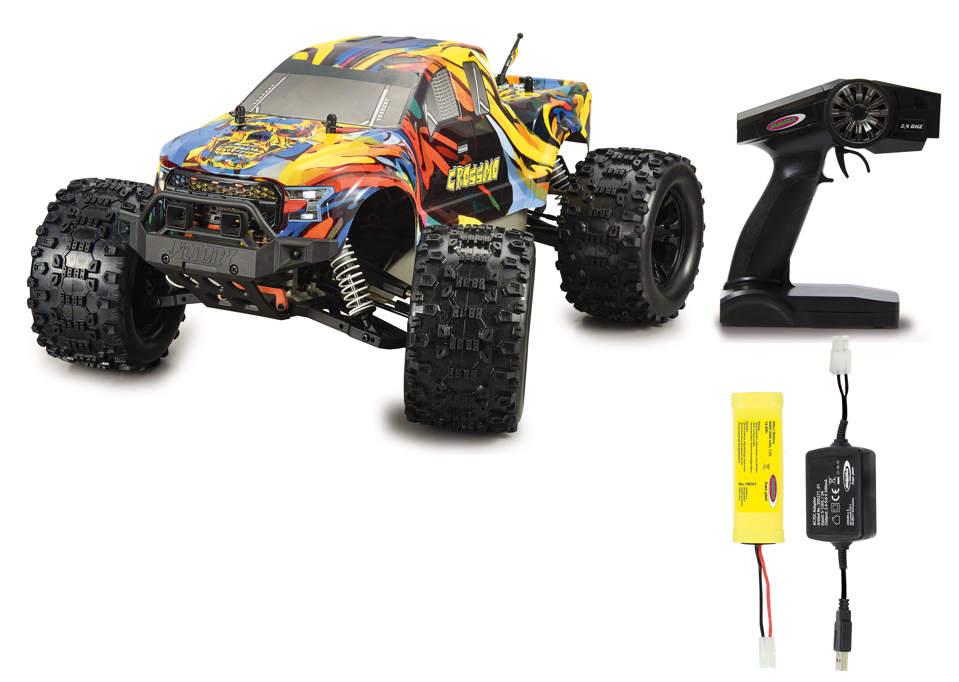 Crossmo Monstertruck 4WD 1:10 NiMh 2,4GHz