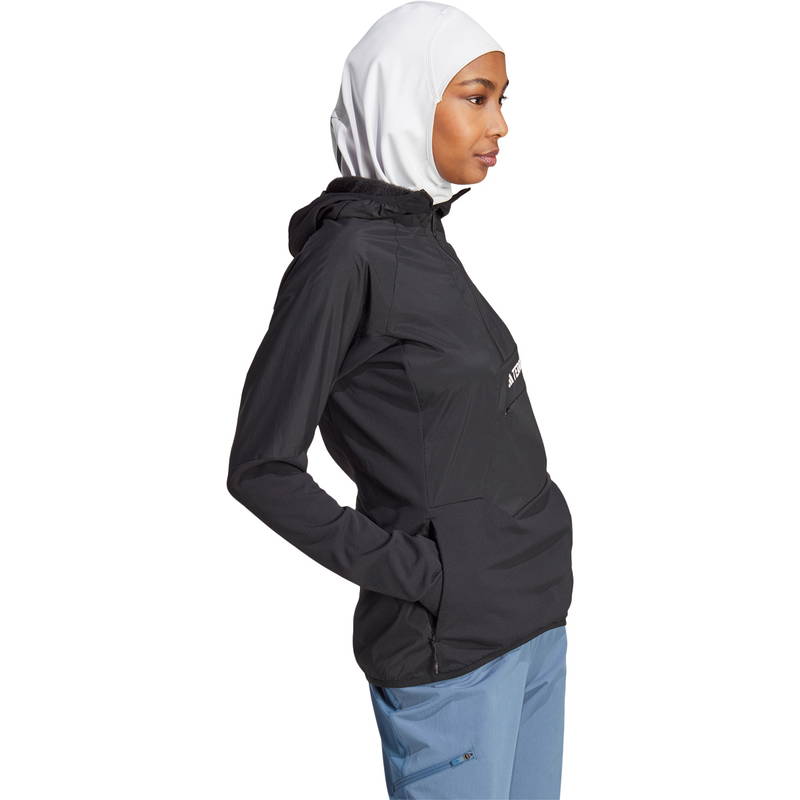 adidas Terrex Techrock Ultralight 1/2 Zip Fleece Hættetrøje Dame